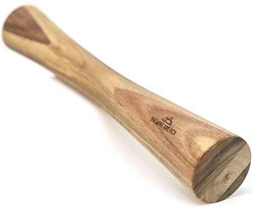 Brewing America Akazienholz, Gemüse-Fermentations-Tamper – Kohl-Sauerkraut-Pünder – Gär-Lebensmittel-Werkzeug-Packer, Stomper 30,5 cm für Einmachgläser