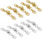 Magnet Schmuck Verschluss, Magnetische Karabinerverschlüsse, Magnetschließe für Schmuck, Magnetverschluss Kette, Verriegelung Magnetischer Schmuckverbinder Extender, für schmuck Halskette, 10 Stück
