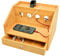 Woodquail Bamboo Multi-Device Charging Box with Hidden Cable Management Organiser for Phones