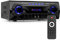 Fenton AV460 Karaoke Amplifier - 500W HiFi Stereo Amplifier with Bluetooth, MP3 Media Player, USB/SD, 2 Mic Inputs, Echo Control & Remote for Home Karaoke and Parties