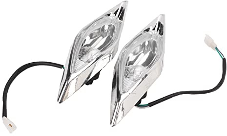 UBEF Phare de VTT Chinois, Conduite Plus Sûre ATV Quad Head Lamp 3 Fils 3 Broches Prise Mâle Résistant aux Intempéries Haute luminosité de Remplacement pour Sunl pour 50-250cc 4 Roues