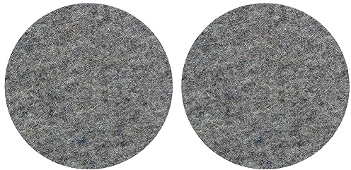 Bosch DIY Polierfilz (für Exzenterschleifer verschiedene Materialien, Ø 125 mm, mit Klettsystem) (Packung mit 2)