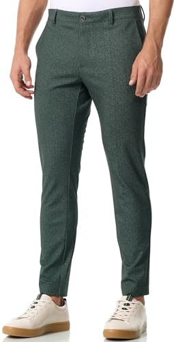 JEFF Herren JFLuke Anzughose Chino Zeitlose Stretch-Stoffhose mit 4 Taschen | Elegante Anzughose mit Stretch und hoher Bewegungsfreiheit, Herrenhose, Stoffhose, Businesshose, Freizeithose für Männer