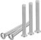DTGN Tornillos de Cabeza Redonda con Hexágono Interior de 1/4-20x2-1/4 Paquete de 10 Bueno para Máquinas Acero Inoxidable 304 18/8 Rosca Completa Unc