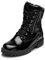 VITAFORM Stiefeletten Damen Gefüttert - Wasserabweisende Winterschuhe Damen - Warme Damen Stiefel Lack - Lammfell-Gefüttert für den Winter schwarz 38
