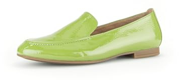 Gabor Damen Slipper, Frauen Slip On,schluepfschuhe,Loafer,College Schuhe,Businessschuhe,Slip-ons,Mokassins,Halbschuhe,Granny Green,41 EU / 7.5 UK