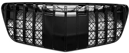 Kühlergrill Front Grill Für merc&edes Für Benz W211 E Klasse 2007-2009 GT Stil Auto Frontgrill (Color : Black)