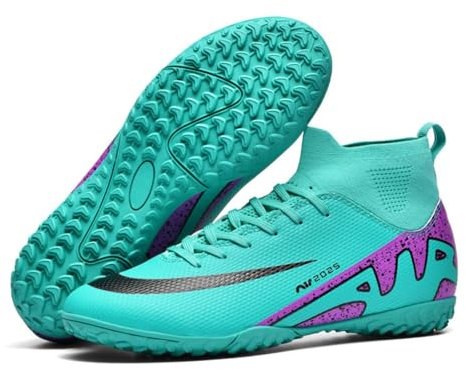 DASHANGYAN Fußballschuhe Herren High Top Spikes Fußballschuhe Outdoor-Fußballtraining Jugendliche Atmungsaktive Turnschuhe Kicking Athletic Training Schuhe Turnschuhe