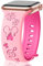 SHOPANDSE Cute Cartoon Two-Tone Engraved Bands Compatible with Apple Watch 38mm 40mm 41mm 42mm 44mm 45mm 49mm Men Women,Soft Silicone Sport Strap for iWatch Ultra Series 9 8 7 6 5 4 3 2 1 SE