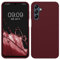 kwmobile Case Compatible with Samsung Galaxy A16 5G Case - TPU Silicone Phone Cover with Soft Finish - Bordeaux Violet