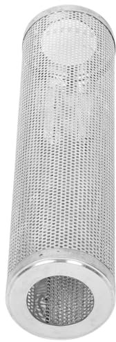 Hemobllo Cubierta de Tubo de Anti-escalés Cubierta de Estufa de Chimenea eléctrica protección antichispas para Tienda de campaña Adorno de Tubo de Estufa Acero Inoxidable Plata