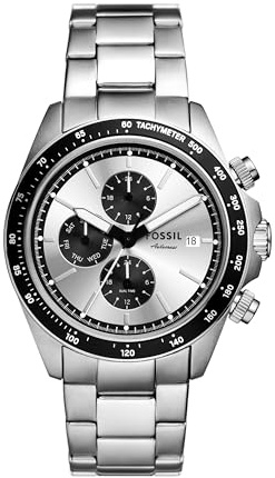 Fossil Men's Watch, Autocross Multifunction Stainless Steel Watch for Men