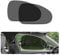 WSDUILA Visera de la Ventana Lateral del Coche para Dacia Sandero III Stepway 2022-2024 2025, Parasol de Ventana Delantera,Trastera y Laterales de Coche,A Front