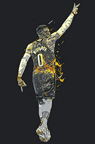 ECGRLNV Druck Auf Leinwand 30 * 50cm RUSSELL WESTBROOK posteration painting Canvas poster Prints wall art Picture Senza Cornice
