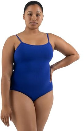Capezio Damen Cotton Classic Camisole Leotard with Adjustable Straps Gymnastikanzug, Königlich (Royal), XL