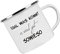Crealuxe Emaille Tasse Egal was kommt es wird gut - sowieso - Kaffeetasse mit Motiv, Campingtasse, bedruckte Emailletasse mit Wunschtext