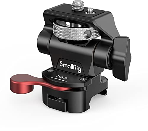 (Aktualisierte Version) SMALLRIG Monitorhalterung mit NATO Klemme, Kamera Monitorhalterung für 5 und 7 Monitor, Schwenkbar und Neigbar - 2906B