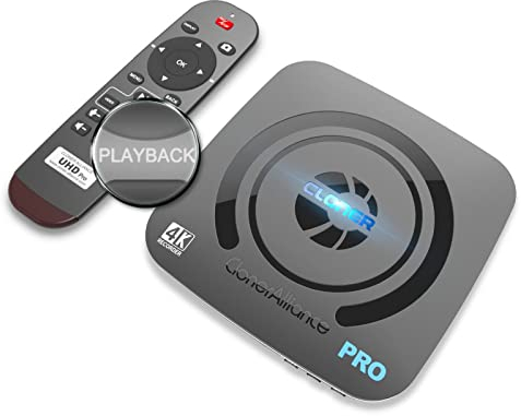 ClonerAlliance UHD Pro, 4K Video Recorder, HDMI Capture DVR with H.265/H.264 Codec, Cinematic 4K@24fps Recording(Up to 4K@30fps), No PC Required.