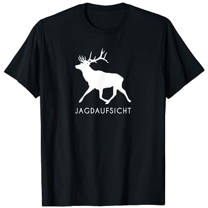 JAGDAUFSICHT Drückjagd Jagdbekleidung Jäger Warnweste Jagd T-Shirt