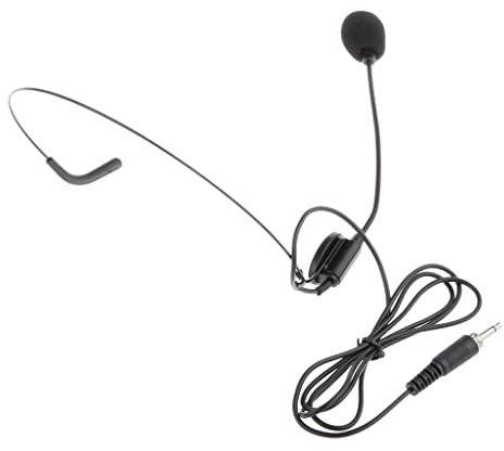 Mini 3,5 Mm Ohrbügel Headset Kopfbügelmikrofon Dynamisches Mikrofon für Die Aufnahme