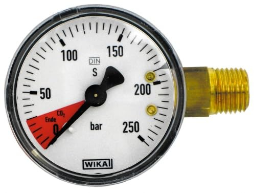 Inhaltsmanometer für Co2 Druckminderer