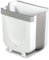 Glad Roomate Collapsible Waste Bin | Compact Travel Trash Can with Space-Saving Expandable Design | Indoor and Outdoor Disposal Basket, 2 Gallon, White