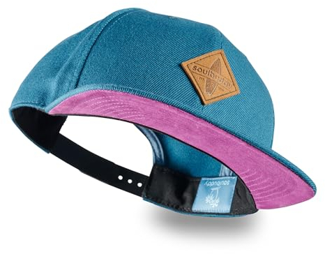Soulbuddy Kappe Herren Cap Damen – Cap Herren – Basecap Herren – Baseball Caps für Herren – Caps Männer – Mütze Herren – Urlaub Must Haves – One Size – Unisex – Petrol-Lila