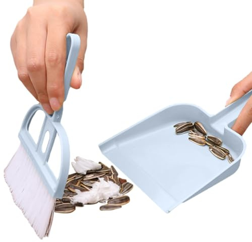 Set di palette e spazzole per scopa e spazzola, piccola paletta e spazzola circa 60 g, paletta e spazzola per la pulizia della casa