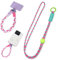 2 Peizas Cuerda Para Movil Universales, Cadena con Hebilla Cuerda para Movil, Colgante Movil, Colgante Movil Cuello con Lengüetas de Sujeción, Compatible con Casi Todos Los Modelos de Teléfono (F)
