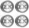 4x Dotz Felgen Dakar 7.0Jx15 ET12 6x139.7 kompatibel mit Daewoo Korando Musso