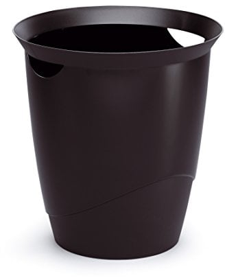 Durable Papierkorb Trend, mit Tragegriffen, 16 l, schwarz, 1701710060