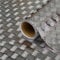 d-c-fix vinyl wrap Checker plate silver high gloss metallic 45 cm x 1,5 m - sticky back plastic roll for furniture, kitchen & cupboards - contact paper sticker self adhesive film