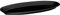 Lacor-Piatto da portata per pesce, in melamina, classica, 57 x 22 cm nero