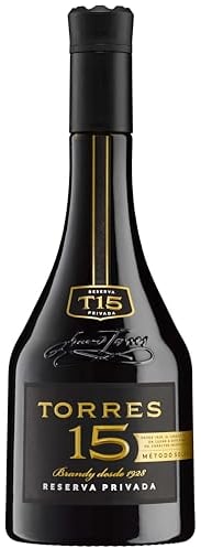 TORRES BRANDY 15, Brandy, 70 cl - 700 ml