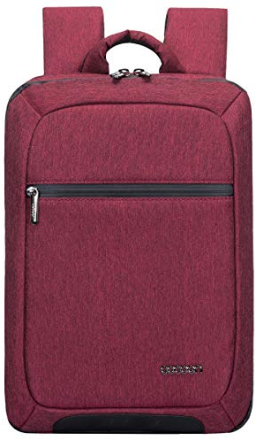Cocoon SLIM - Laptop Rucksack mit besonderem Organisationssystem / Praktischer Backpack für Laptops / Daypack / Rucksack für Tablet, Laptop / 2 Reißverschlussfächer / Bordeaux - 10 Zoll & 15,6 Zoll