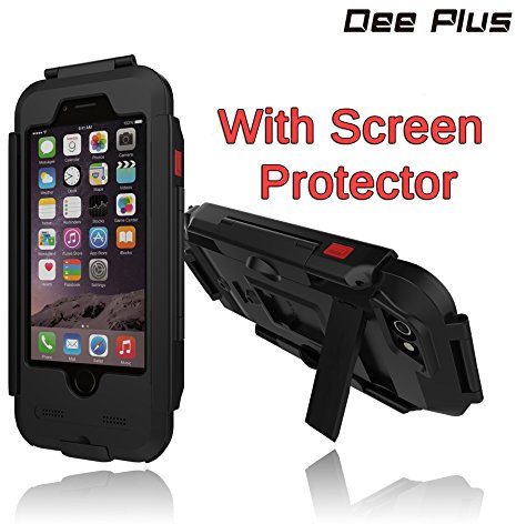 Dee Plus iPhone5/5s/se Bike Mount, Bike Kit & iPhone 5/5s/se Waterproof Case, Bicycle/Motorcycle Handlebar Mount Waterproof Case for 5/5s/se Support Fingerprint Recognition with Screen Protector