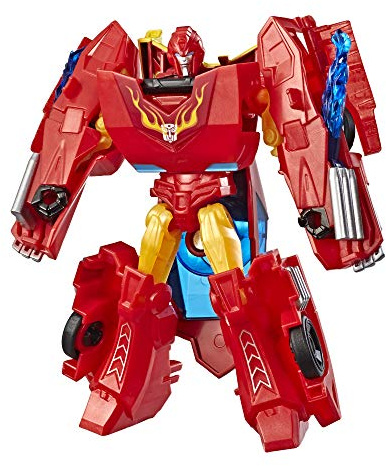 Transformers E3638 Cyberverse Action Attackers: Warrior Class Hot Rod Action Figure Toy