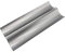 ETiME Moule à Baguette Four Inox, Anti Adhésif, Perforé, Moule à Pain pour 2 Baguettes (Argenté)