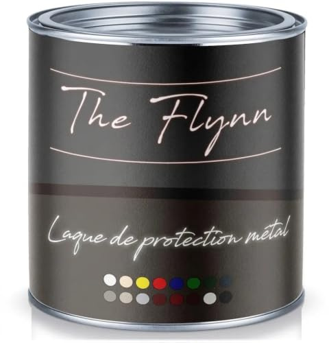 The Flynn Metallschutzfarbe hochwertiger Metallschutzlack Toller Schutz vor Rost - einzigartige Fülle - markellose Farben! Metall-Lack (1 L, Enzianblau (RAL 5010))