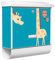 banjado® Burgwächter Briefkasten Weiß 38x39x12cm mit Motiv Long Tall Sally/Briefkasten mit Zeitungsfach/Briefkasten mit Zeitungsrolle/Postkasten inkl. Montagematerial & 2 Schlüsseln
