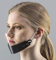 5 x Visier Gesichtsschutz Gesichtsvisier Gesichtsschutzschild Anti-Fog Face Shield KEIN BESCHLAGEN (Schwarz)