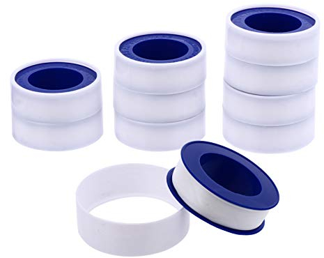 ULTECHNOVO 30 Stück Ptfe Rohr Slealant Tape Gewindedichtband für Klempner Gasleitung Leck Wasserrohrband Rolle Sanitär Teflonband 12Mmx0. 075 Mm X 10 M