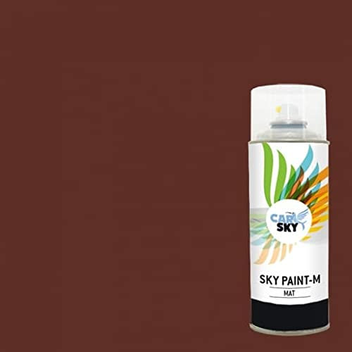 CARSKY Bombe de peinture RAL Marron 8015 finition mat 400ml
