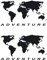 tradercat Aufkleber Auto wohnmobil Adventure Weltkarte Wohnwagen Auto Sticker aus Vinyl für alle glatten Oberflächen - Auto Aufkleber mit bebilderter Anleitung