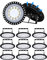 Bellanny LED Hallenstrahler 50W 5000LM Hallenleuchte LED Werkstatt Deckenleuchte, 10 PacK 6500K UFO Industrielampe Werkstattleuchte Industrielampe LED High Bay Licht Strahler für Fabriken Läger Hof