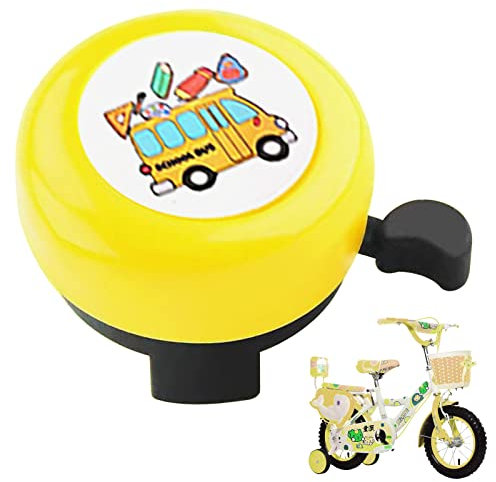 Fahrradklingel Kinder, Mädchen Jungen klingel Fahrrad Fahrradglocke Fahrrad Ring Glocke für Rennrad Mountainbike Kinderfahrräder (Gelb)