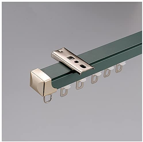 ANSNOW Aluminium-Vorhangschiene, Raumteiler-Vorhangstange, Decken- Oder Wandmontage, Komplett Mit Ausreichend Schienen Und Befestigungsmaterial, Raumteiler, Deckenvorhangschienen-Set/G/1M