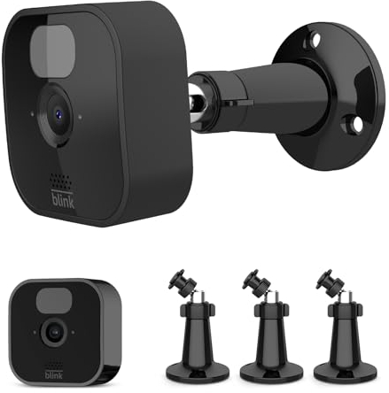 honecumi Blink Kamera Halterung,Universalhalterung für Blink Outdoor Kamera/Blink Mini/Blink Outdoor 4 (4th Gen)/ Blink Mini 2/Blink XT/ XT2 Blink 360° Verstellbare Halterung Zubehör [3er-Pack]
