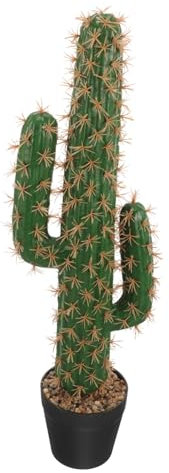 Zerodeko Cactus Artificiel Plante Succulente en Pot Décoration Intérieure Extérieure sans Entretien pour Bureau Jardin Balcon