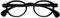 OPULIZE OCA Lesebrille - Moderne Runde Retro-Fassung - Schwarz Glänzend - Herren Damen - Federscharniere - R54-1 - +3.50